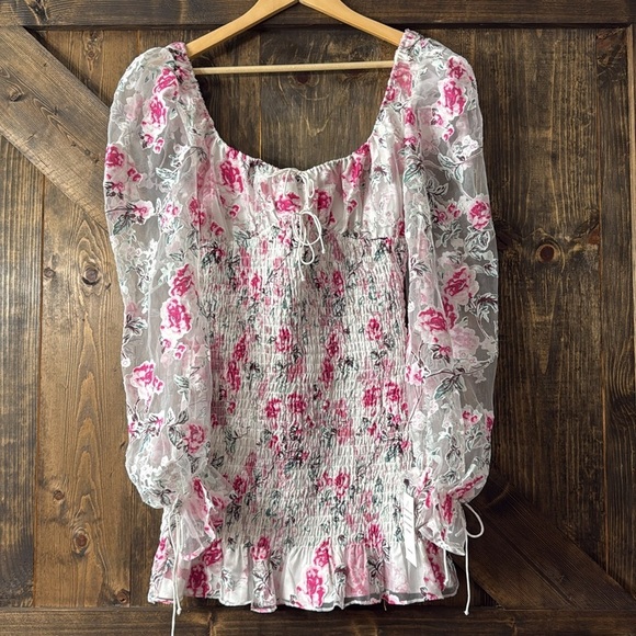 FOR LOVE AND LEMONS Lovell Burnout Floral Dress - Picture 6 of 13